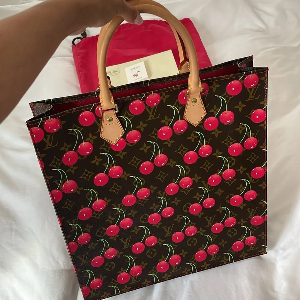 Takashi Murakami X Louis Vuitton Monogram Cerises Sac Plat - Picture 16 of 17